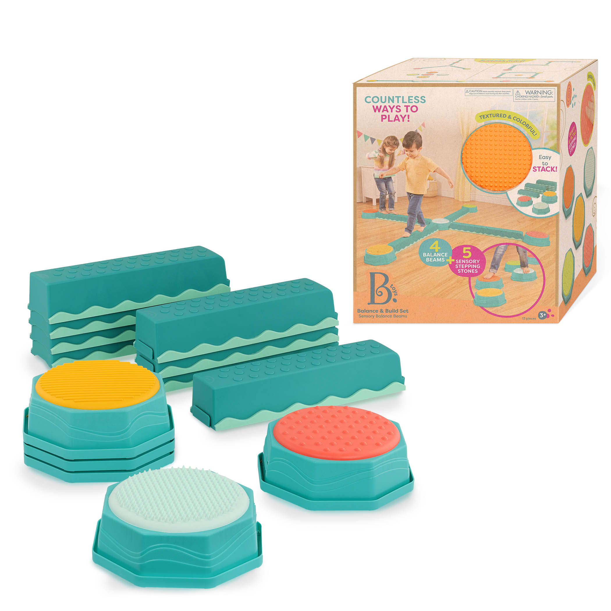 B.Toys Ścieżka Sensoryczna Balance & Build 3+