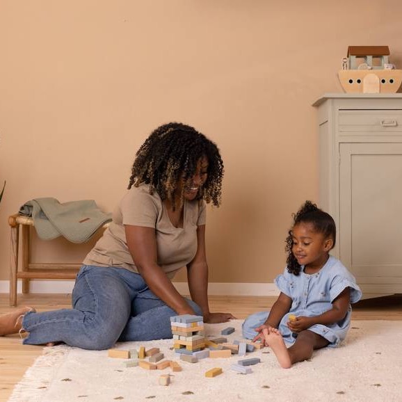 Little Dutch Gra Jenga Drewniana 3+ Graczy