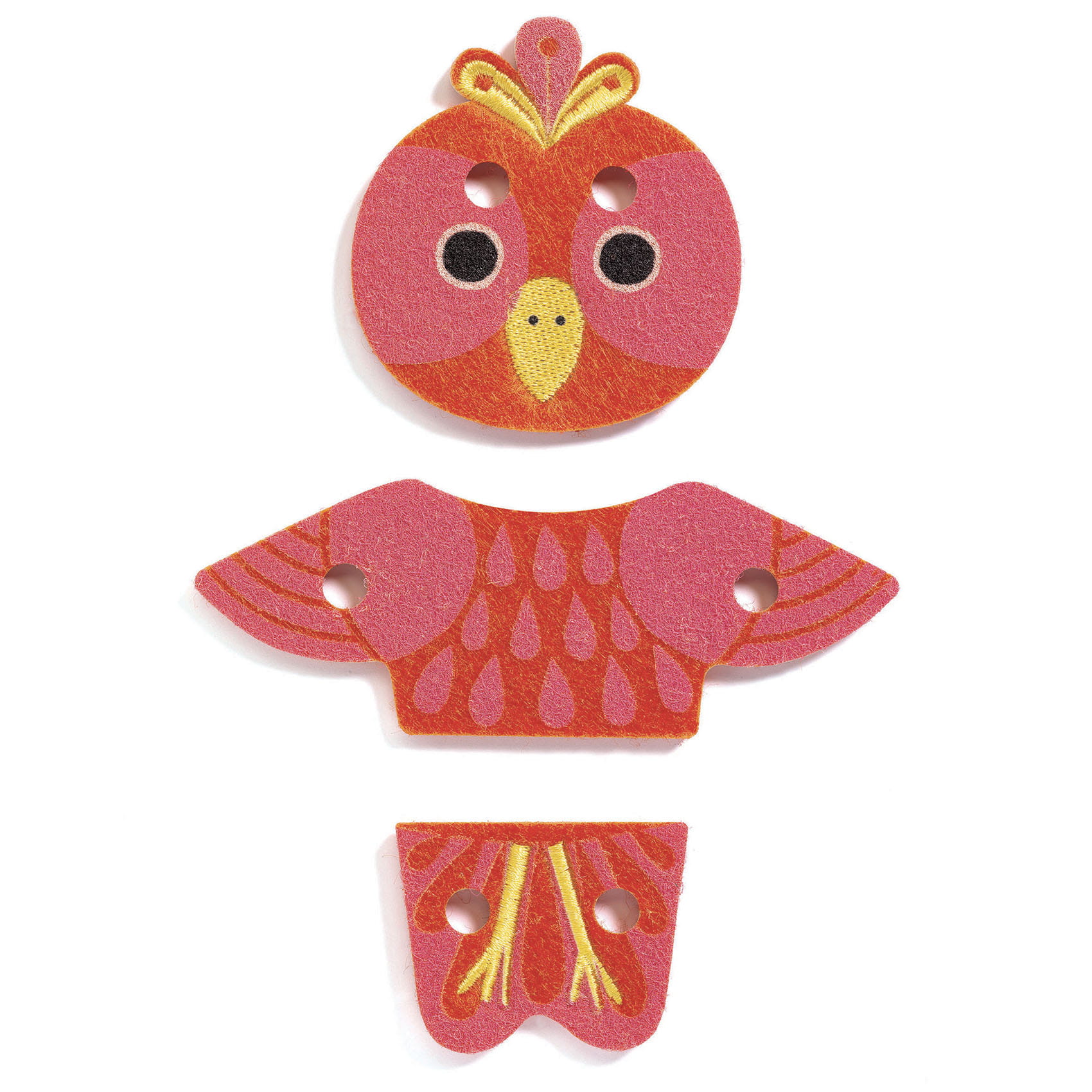 Djeco Nawlekanka-sznurowanka FELTIMIX Zabawa od 2 lat