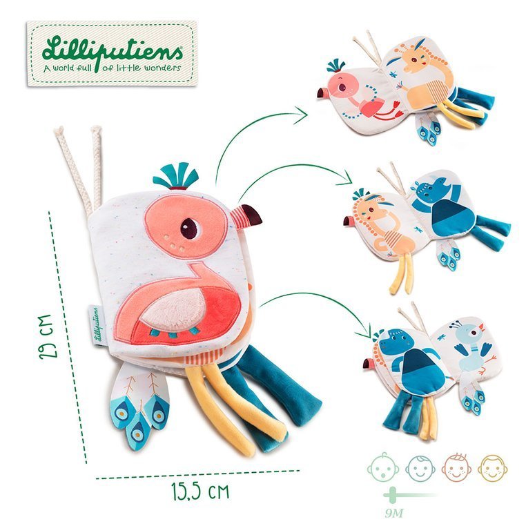 Lilliputiens, Książeczka aktywizująca "Kto się kryje za Anais?" Flaming Anais 9 m+