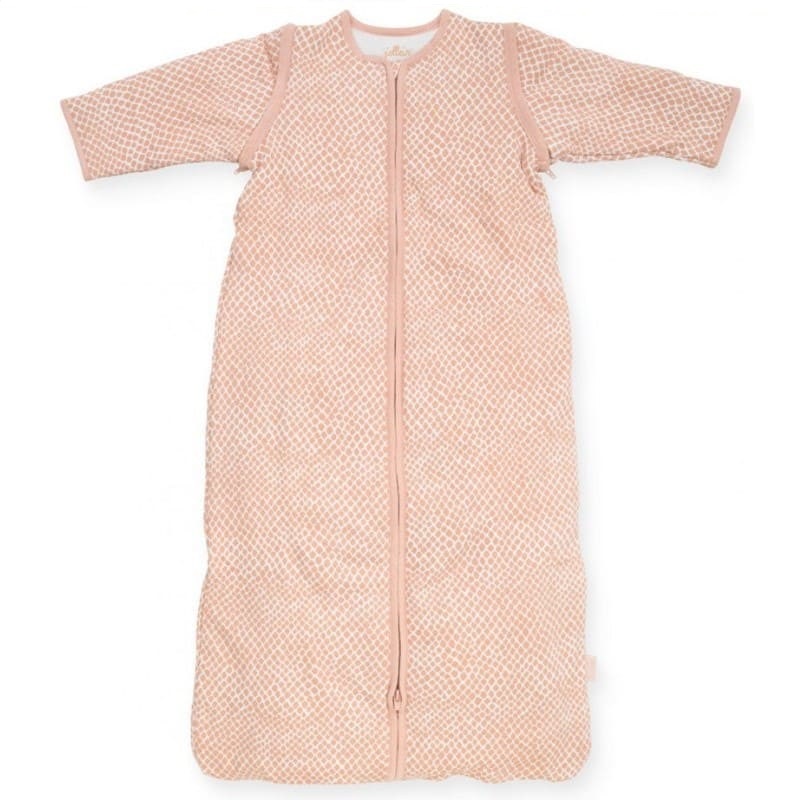 Jollein Śpiworek niemowlęcy całoroczny Snake 70cm PALE PINK