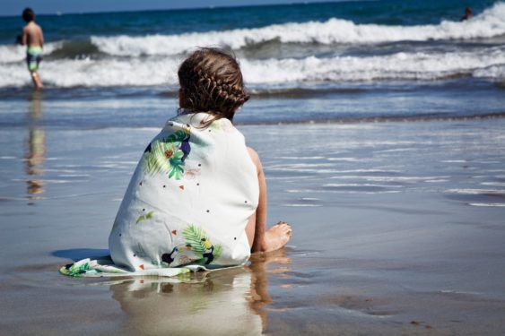 Poofi Otulacz Bambusowy TROPICAL Kaktusy 120x120