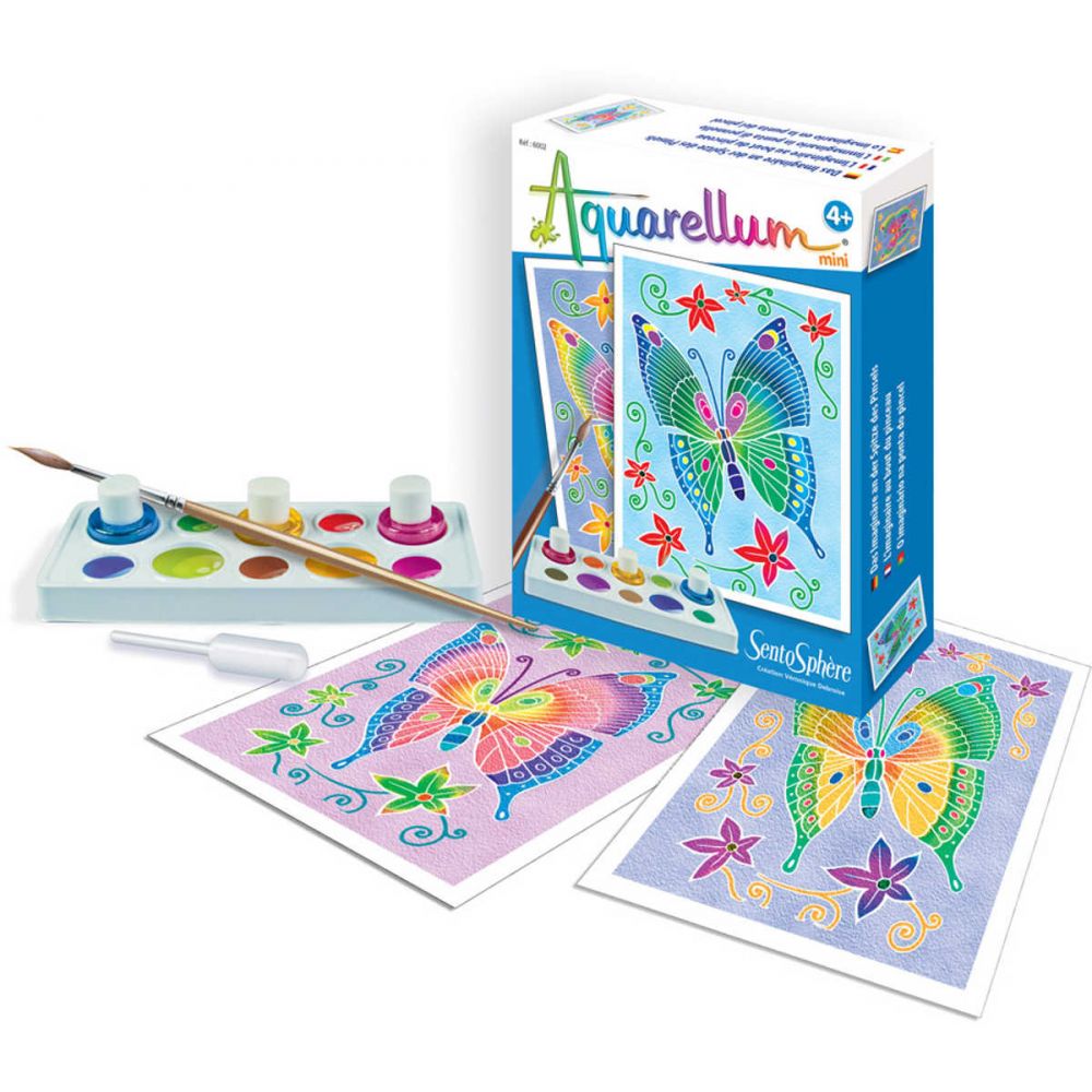 SentoSphere Aquarellum Motylki - Malowanie 4+