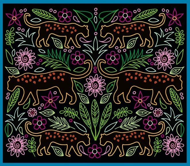 Auzou, Wydrapywanka Kreatywne wzory 5+