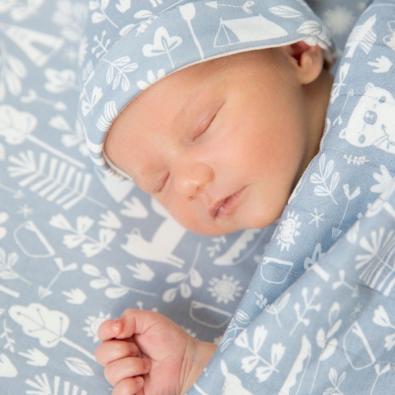 Little Dutch Otulacz Adventure Blue 120x120cm 0+