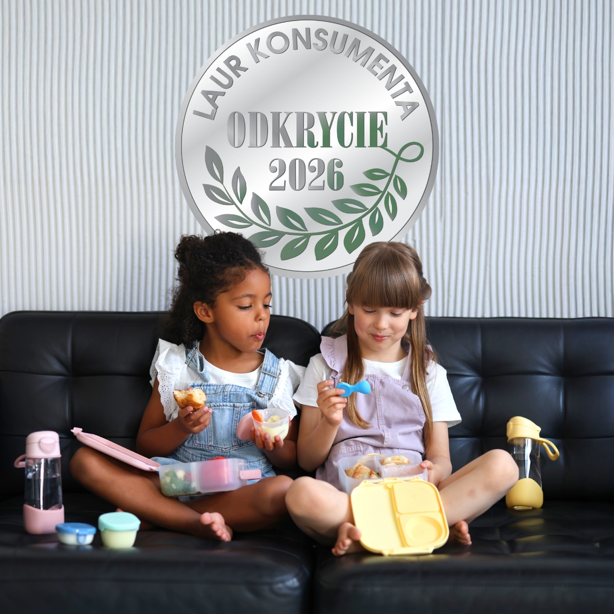 B.Box Zestaw Mini Lunchbox + Butelka Tritanowa ze słomką 450ml Spearmint 3+