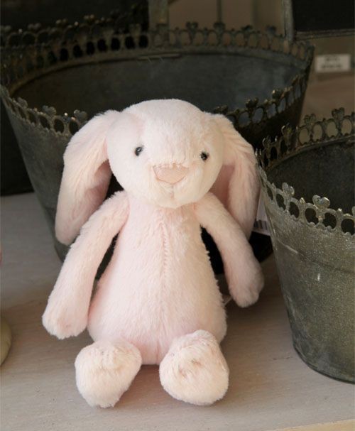 Jellycat Króliczek Różowy Grzechotka 18cm 0+