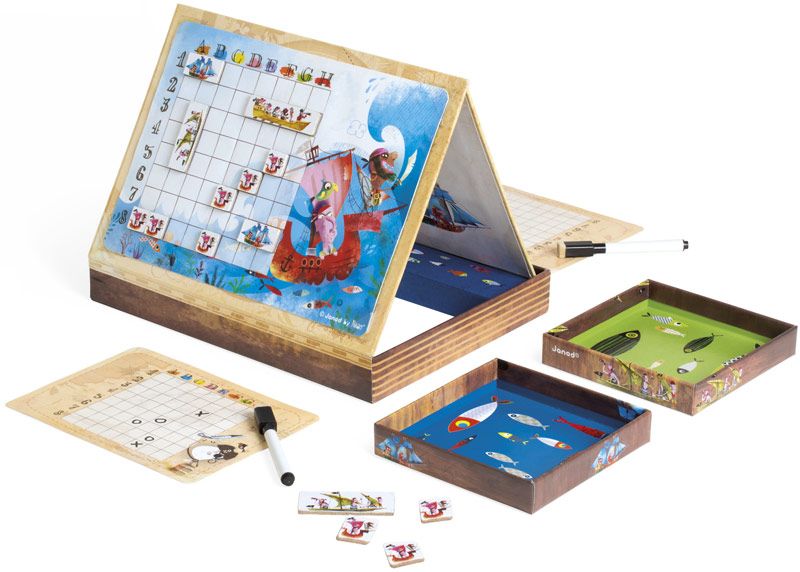 Janod Statki Gra Magnetyczna Piracka 6+