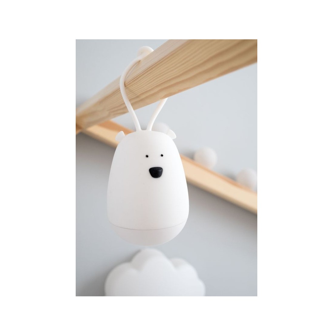 Rabbit&Friends Miś Lampka Nocna LED 0+ | Zawieszana