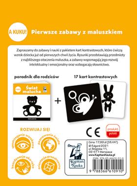 Świat Malucha A kuku! Karty Kontrastowe + Poradnik 0+