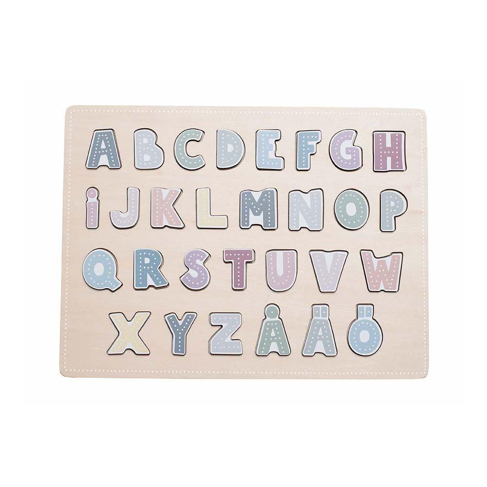 JaBaDaBaDo Drewniane Puzzle Abecadło 3+