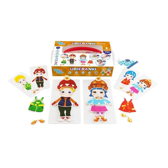 Pic'n Mix Gra Edukacyjna Ubieranki 3+