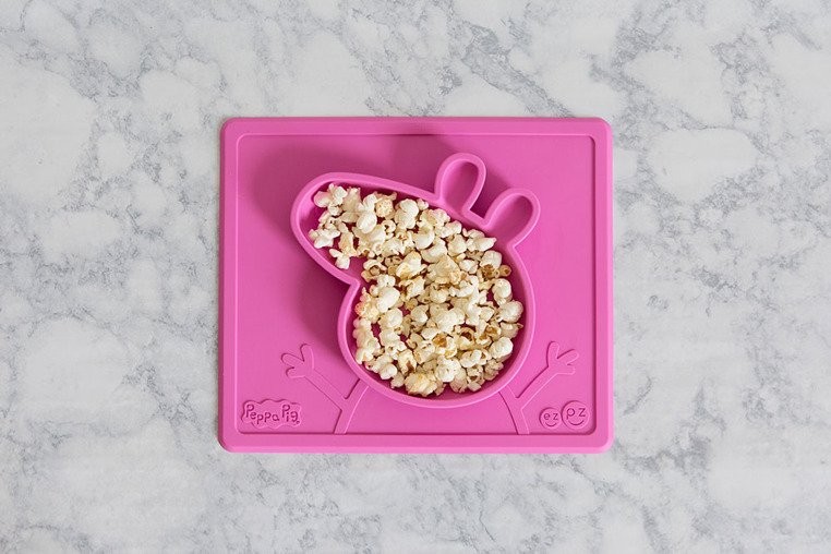 EZPZ Miseczka z Podkładką 2w1 Peppa Pig Różowa