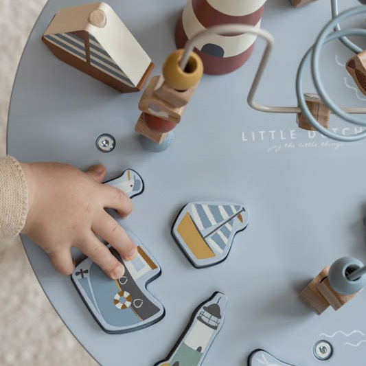 Little Dutch Stolik Edukacyjny Sailors Bay Drewniany 12m+
