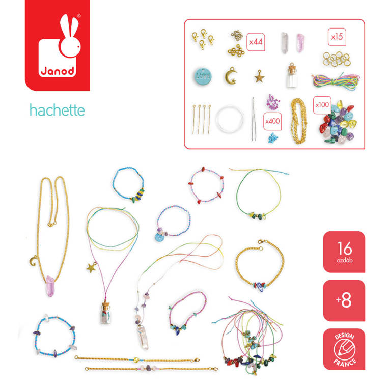 Janod Zestaw Biżuteria Szczęścia 8+