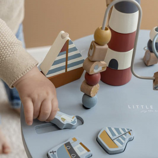 Little Dutch Stolik Edukacyjny Sailors Bay Drewniany 12m+