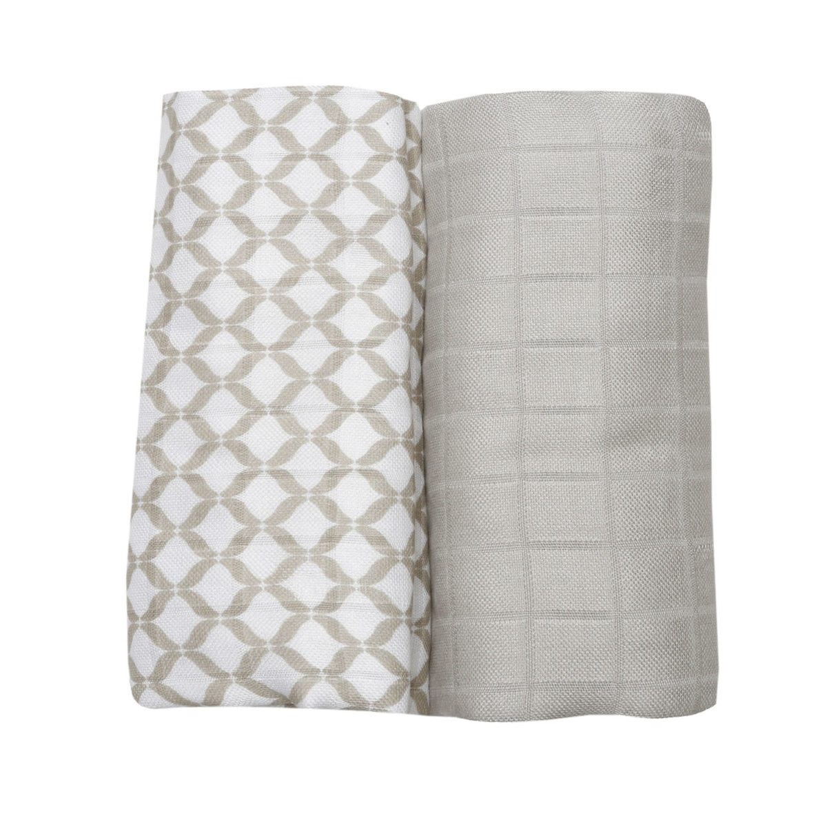 Motherhood Otulacze Muślinowe Bambusowe 2szt 120x100cm Beżowe