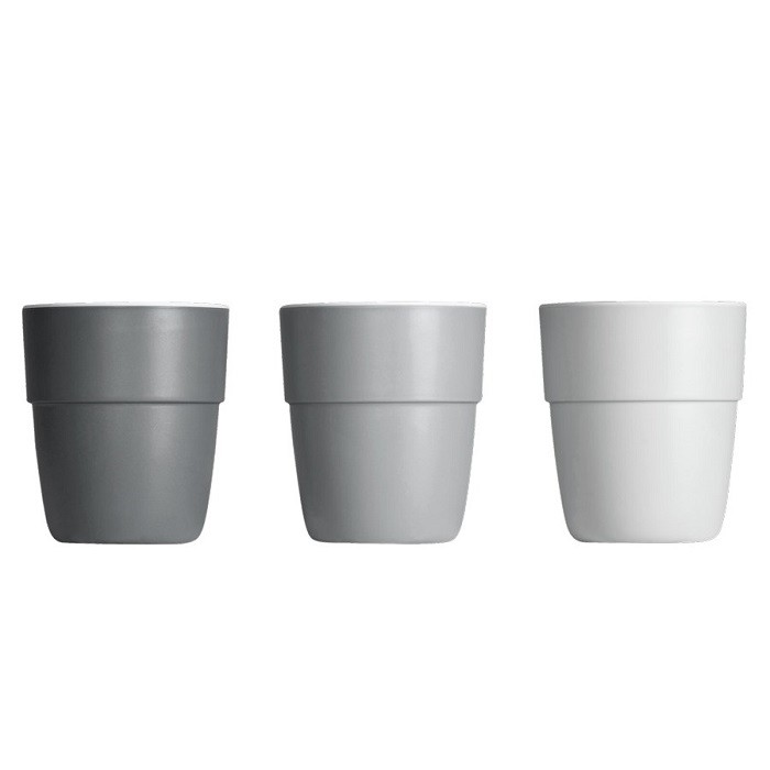 Done By Deer Kubek Yummy+ 3 szt Grey Tones 6m+