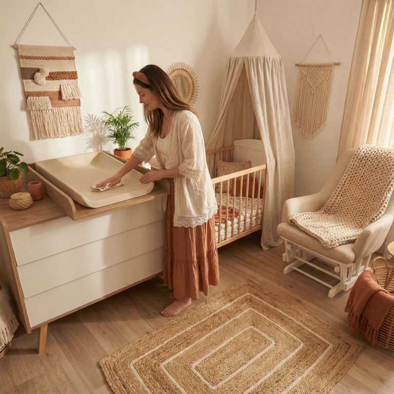 Small All Przewijak dla Niemowląt Piankowy Antyalergiczny 0-12m