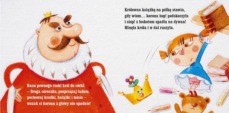 Bajka "Korona" Małgorzata Strzałkowska 1+ Książeczka Kartonowa