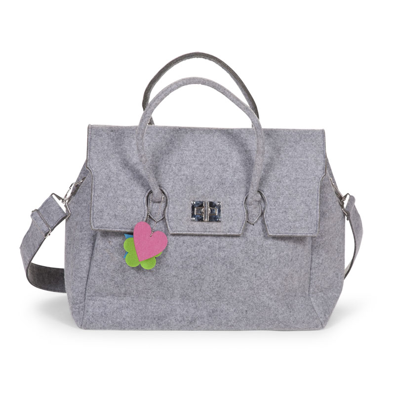 Childhome Torba z Przewijakiem Filcowa Szara 0+