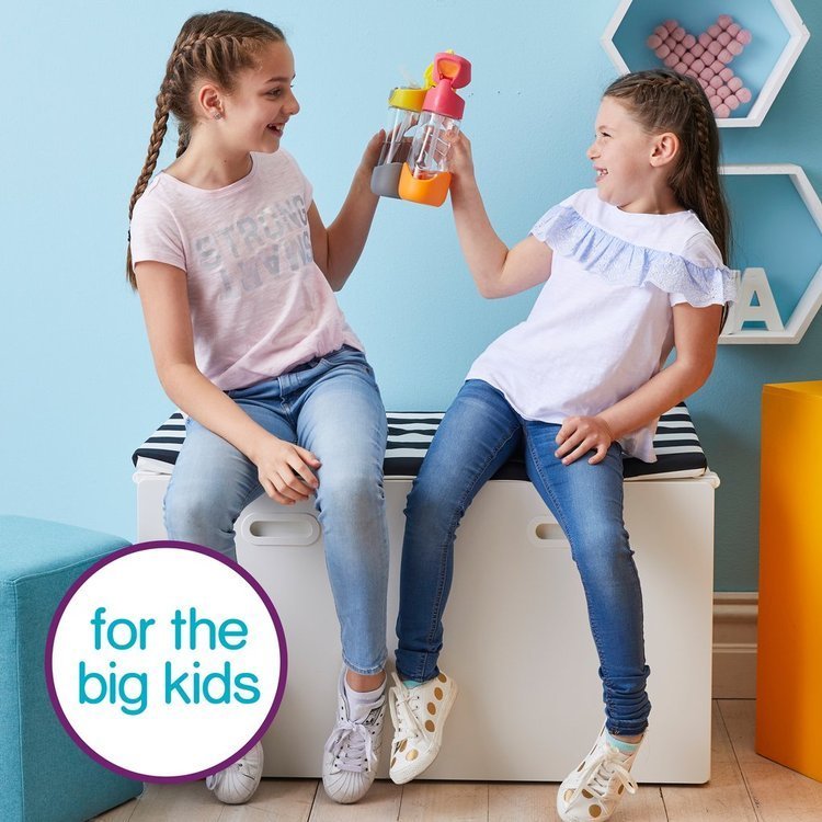 B.Box Butelka Tritanowa ze Słomką 450ml Emerald Forest 12m+