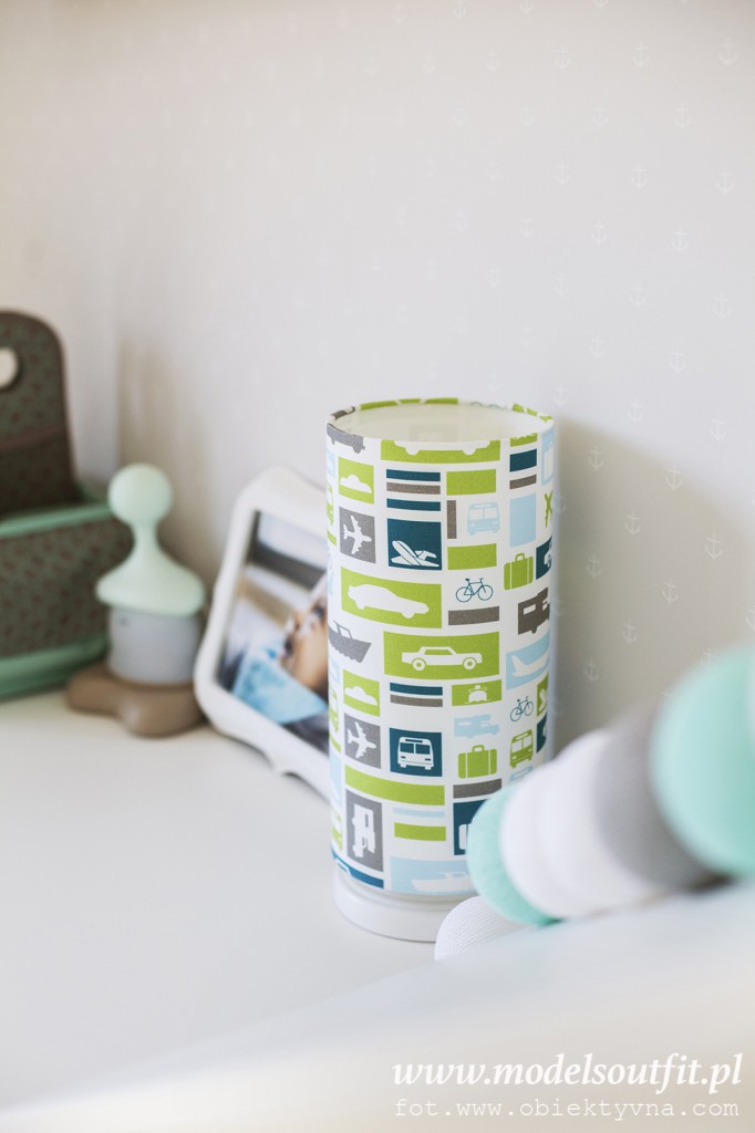 Lamps&Co Lampka Nocna Transport ze Ściemniaczem 32cm