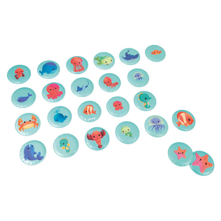 Janod Gra Memory Morskie Dzieci do Kąpieli 2+ 24el