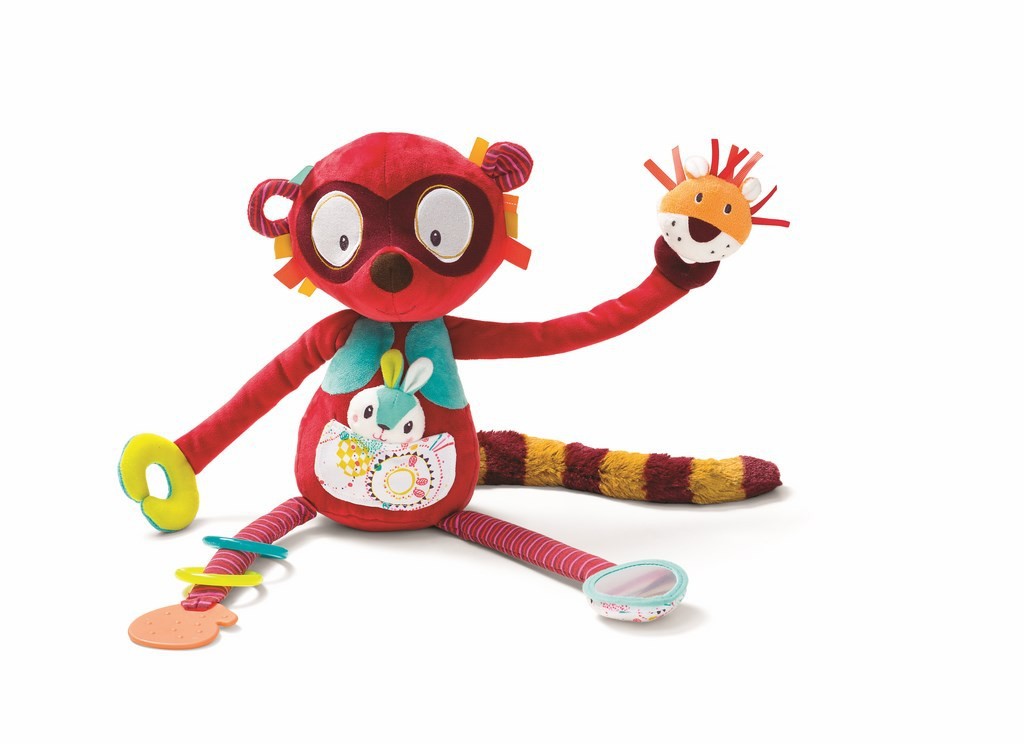 Lilliputiens Lemur Georges Przytulanka Sensoryczna 3m+