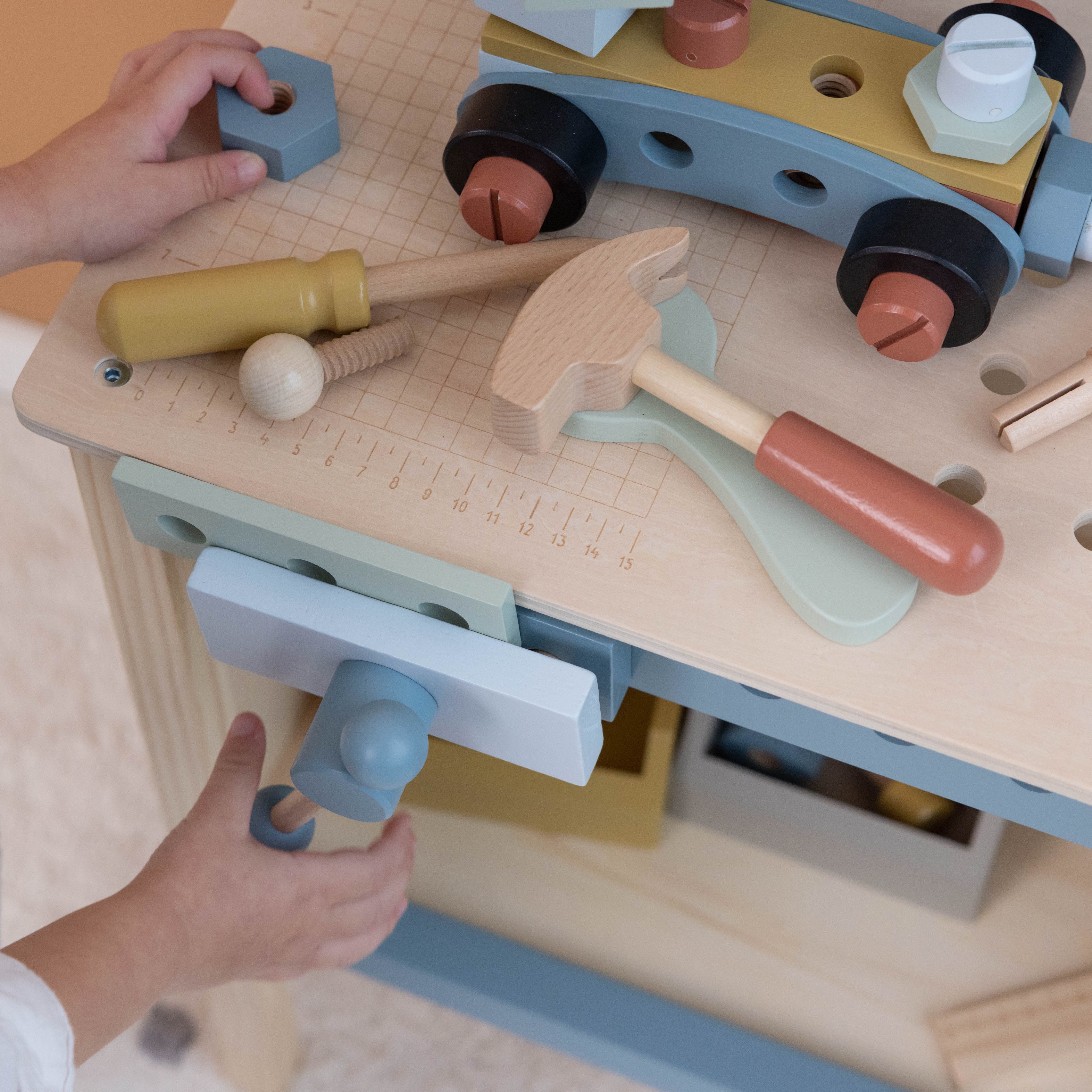 Little Dutch Warsztat z narzędziami drewniany 3+