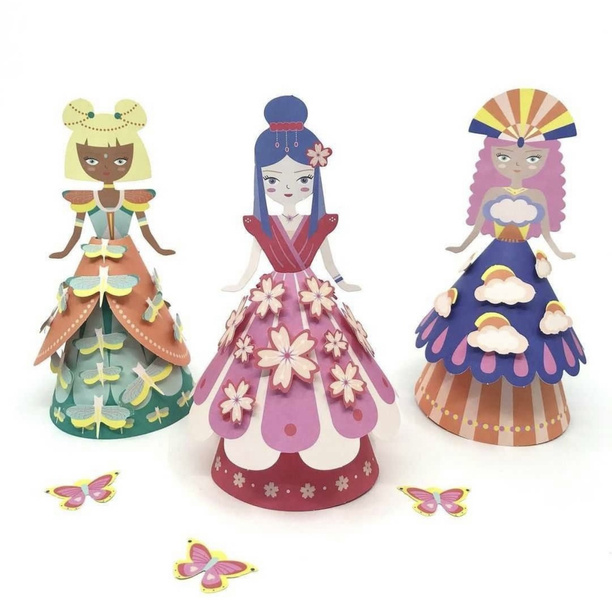 Auzou Zestaw Stwórz Swoją Księżniczkę DIY 6+