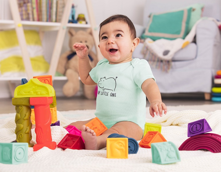 Btoys, Elemenosqueeze – klocki miękkie – zestaw duży