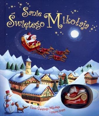 Sanie Świętego Mikołaja Drewniane Dekoracje 1+