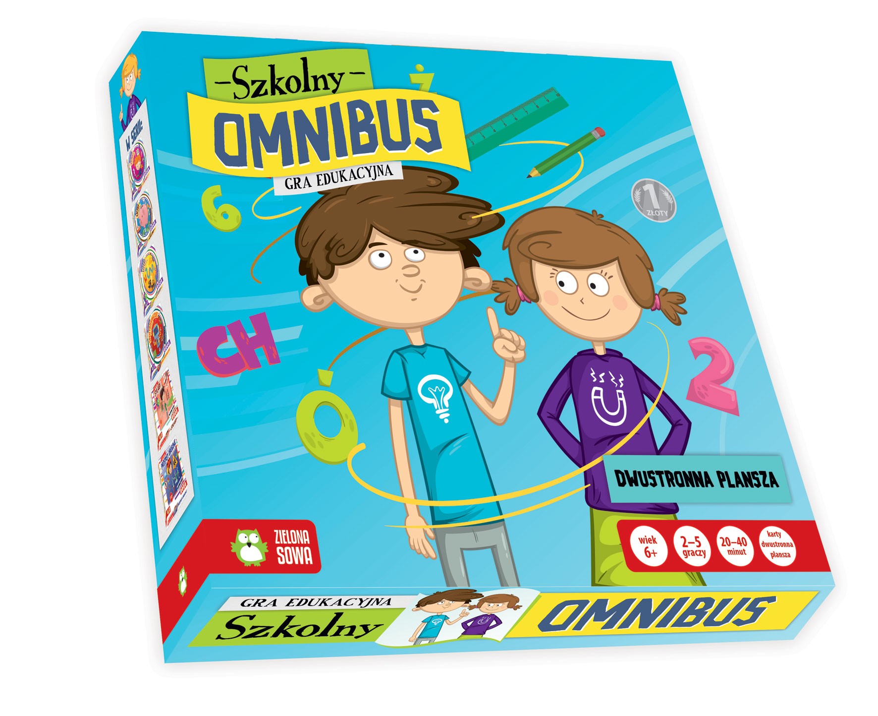 Gra Szkolny Omnibus Wiedza 1-3 Klasa Edukacyjna