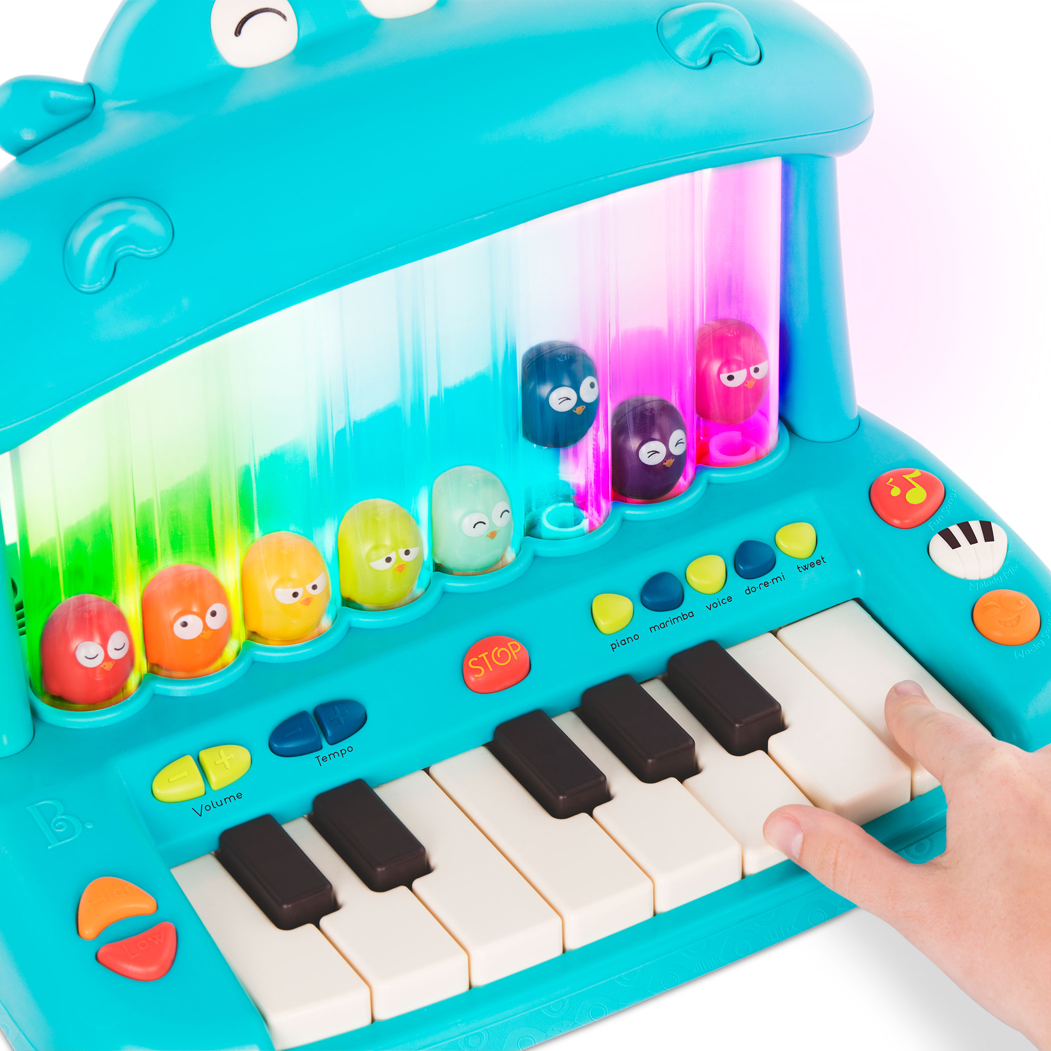 Btoys Hipopotam Pianinko Interaktywne dla Dzieci 12m+