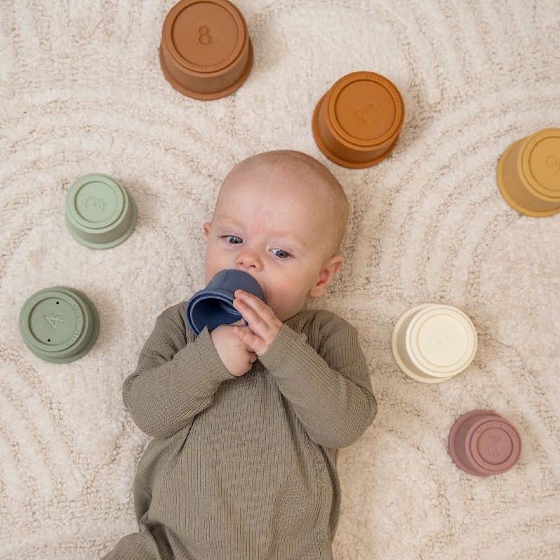 Little Dutch Kubeczki Vintage Stackable Cups 6+m
