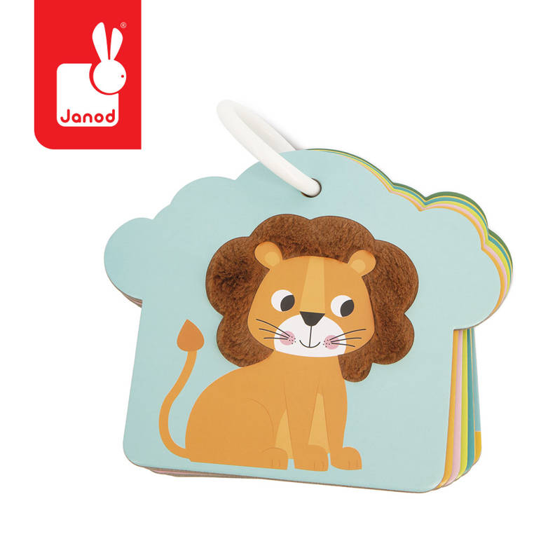 Janod, Karty sensoryczne Sawanna 7 elementów 12 m+