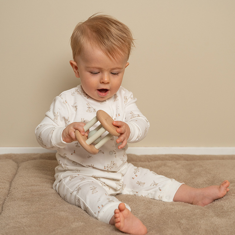 Little Dutch Grzechotka Baby Bunny Drewniana 3m+