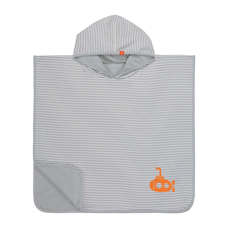 Lassig Ręcznik Poncho Submarine 120x60cm 12-36 msc UV 50+