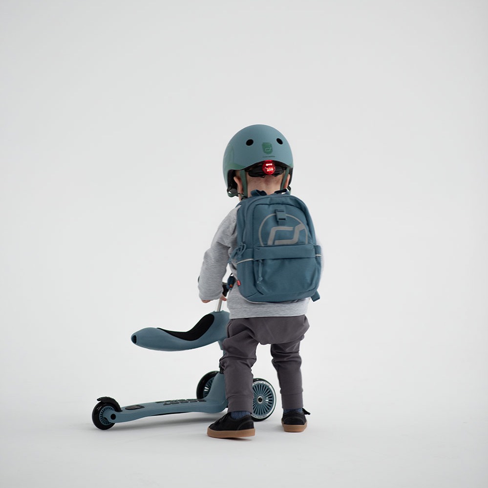 Scoot & Ride Kask Dziecięcy Steel 1-5 lat