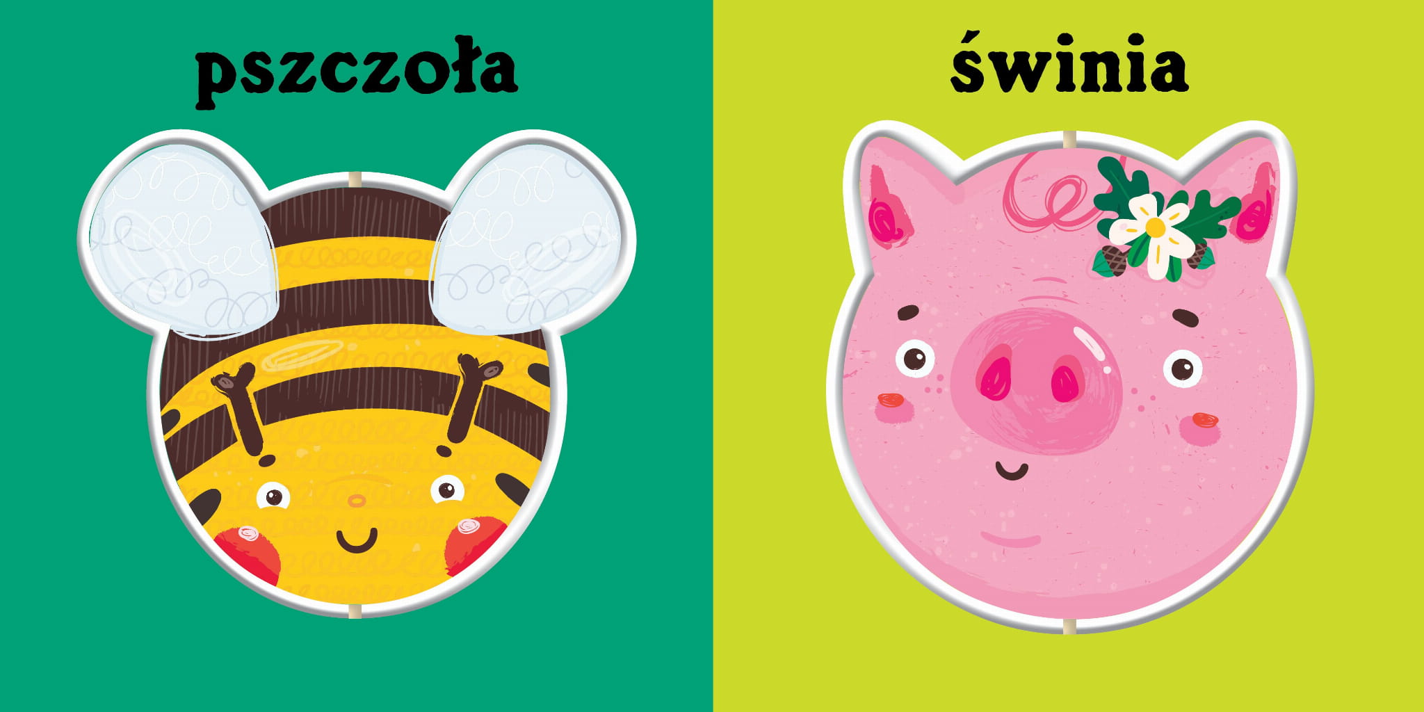 Na wsi Obracanka Książeczka Edukacyjna 1+