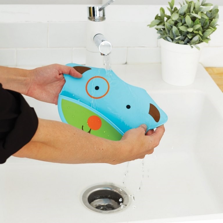 Skip Hop Śliniak Zoo Pies 6m+ Silikonowy