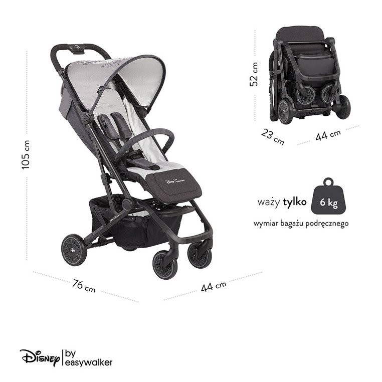 Easywalker Buggy XS Mickey Shield Wózek Spacerowy 0+