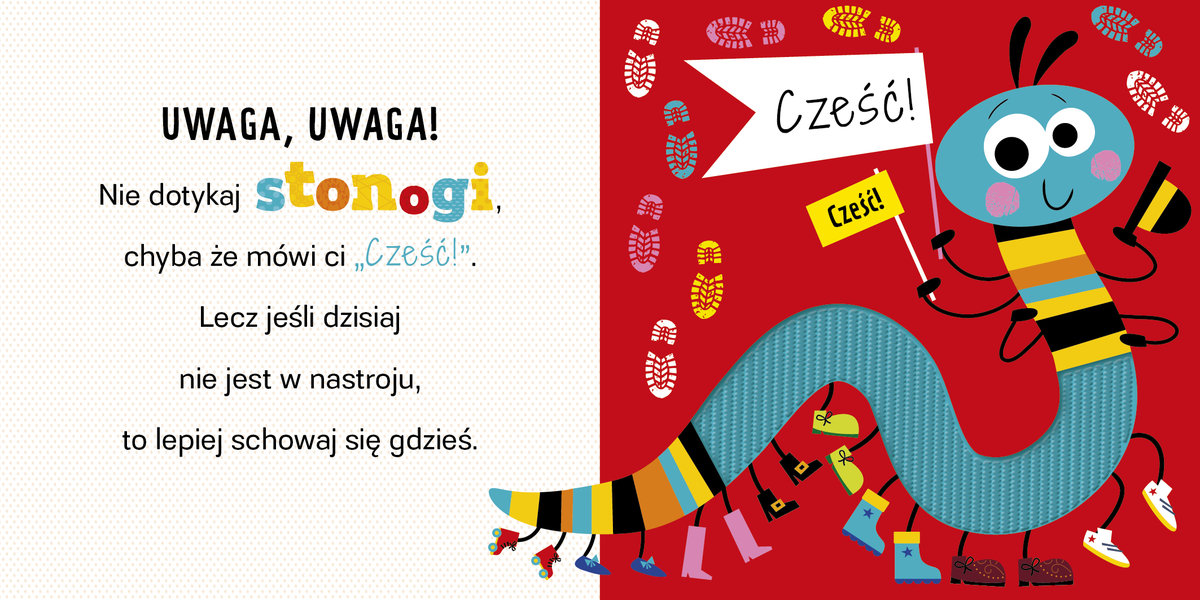 Uwaga pająk - książeczka sensoryczna 0-2 lata