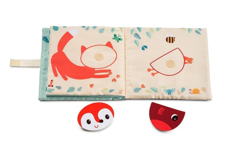 Lilliputiens Miękka książeczka nauka kształtów 18m+