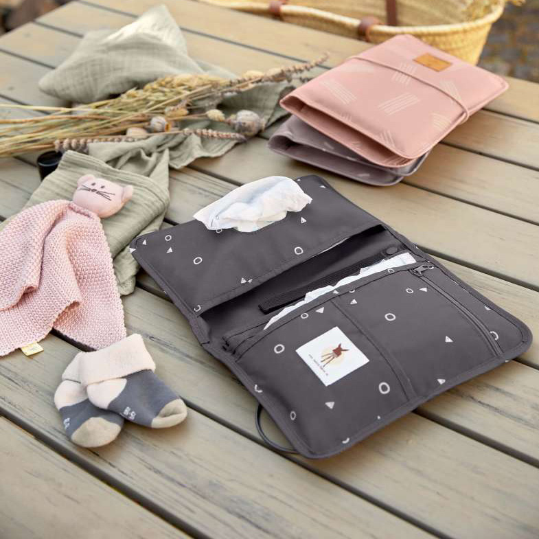 Lassig Przewijak podróżny z etui Universe anthracite