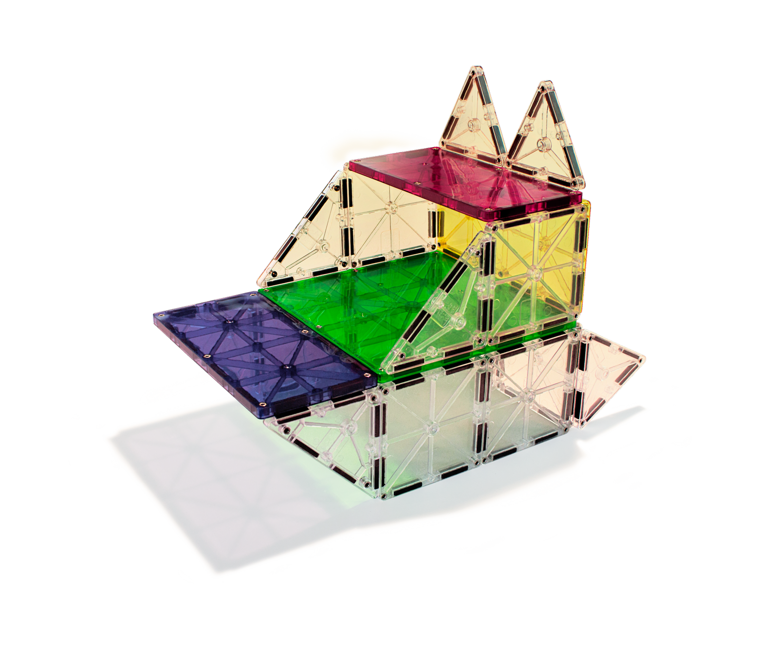 Magna-Tiles Zestaw do rozbudowy 32 el. 3+