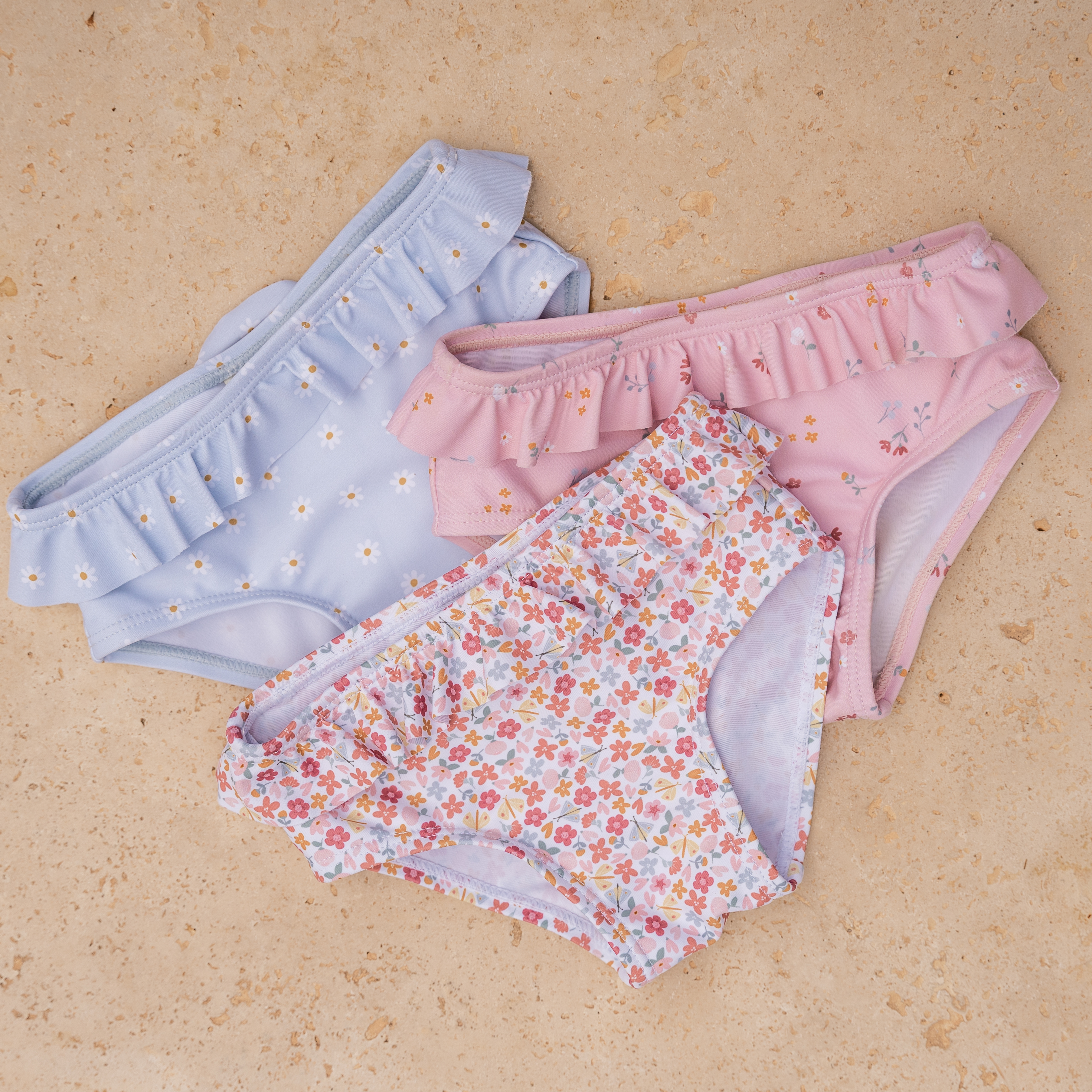 Little Dutch Kąpielówki Daisy Blue 86/92