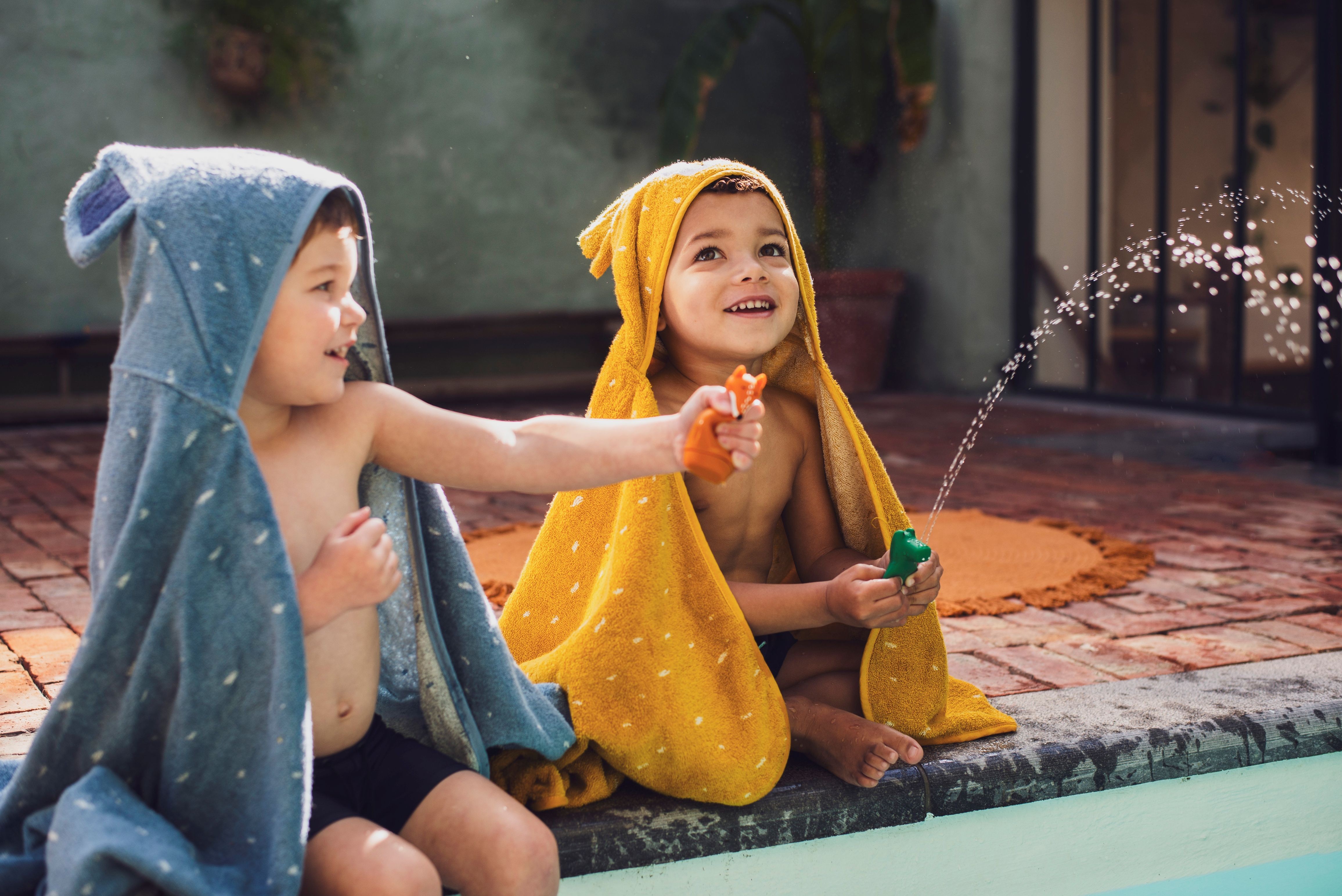 Trixie Baby Ręcznik kąpielowy z kapturem Słoń 70×130 cm