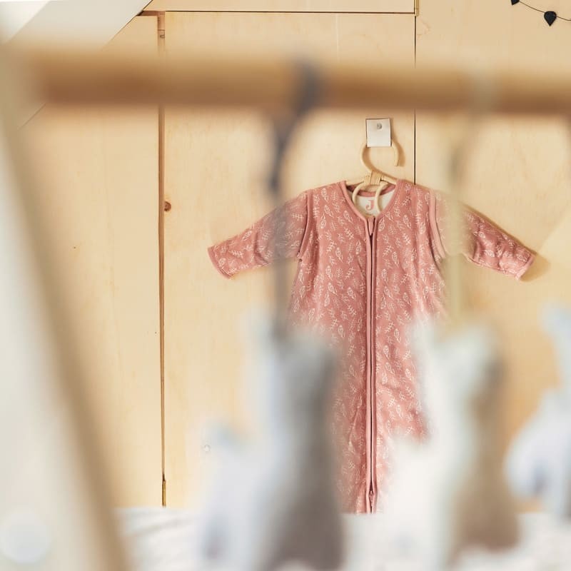 Jollein Śpiworek niemowlęcy całoroczny Meadow Rosewood 90cm